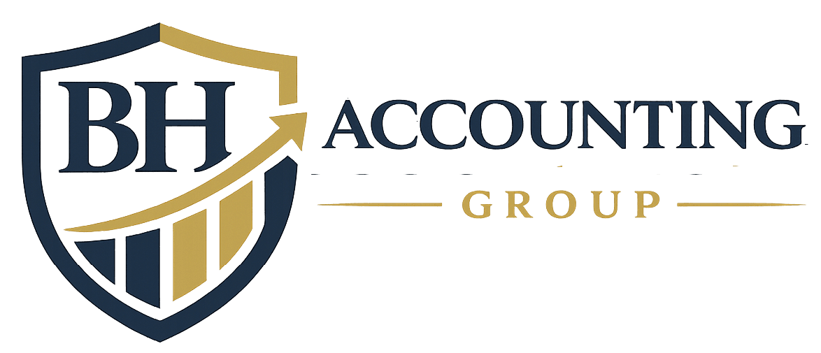 BH Accounting Group — BH shield and wordmark